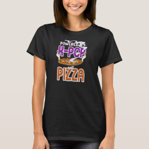 Camiseta Acionado Por K Pop E Pizza Kpop Finger Heart Pul