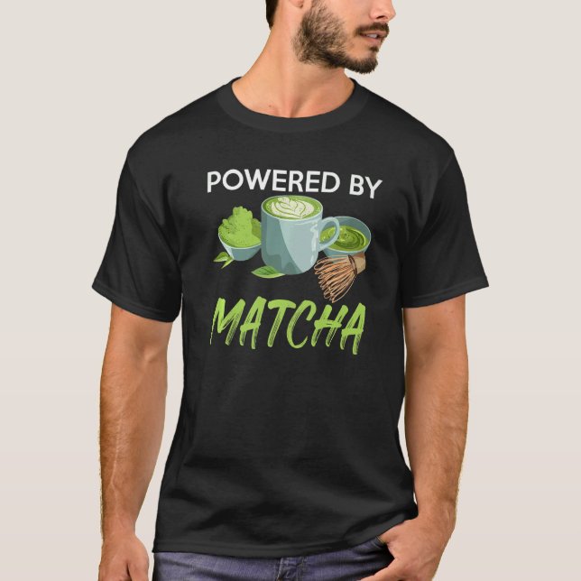 Camiseta Acionado Por Matcha Green Powder Deixa Matcha (Frente)