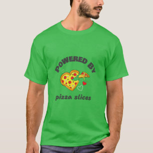 Camiseta Acionado Por Pizza Slices-School Break T-shirt