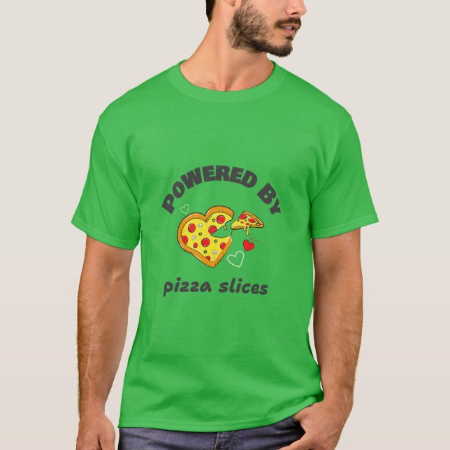 Camiseta Acionado Por Pizza Slices-School Break T-shirt (Frente)