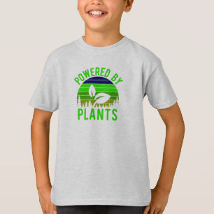Camiseta Acionado Por Plantas Engraçadas Vegan Vintage Sun