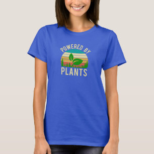 Camiseta Acionado Por Plantas Engraçadas Vegan Vintage Sun