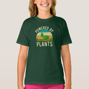 Camiseta Acionado Por Plantas Engraçadas Vegan Vintage Suns