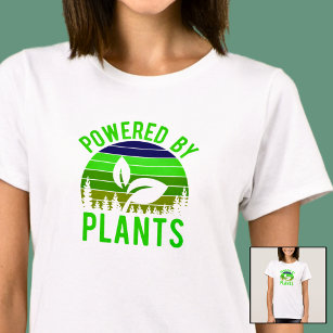Camiseta Acionado Por Plantas Engraçadas Vegan Vintage Suns