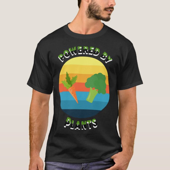 Camiseta Acionado por plantas vegetarianas vegan vegan-work (Frente)