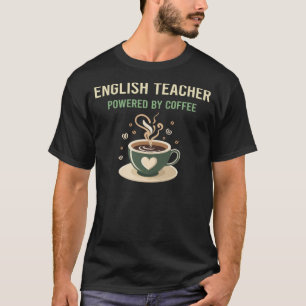 Camiseta Acionado Por Professor De Café Em Inglês