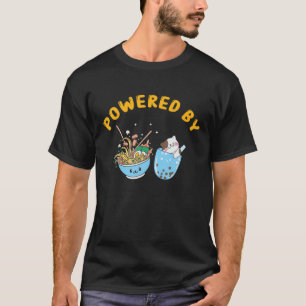 Camiseta Acionado Por Ramen Japonês Nodles Engraçado Gift