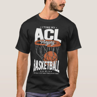 Camiseta Acl Surgery Recovery Knee Surgery Support Basketba