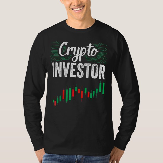 Camiseta Ações de Investimento de Investidores Cripto (Frente)