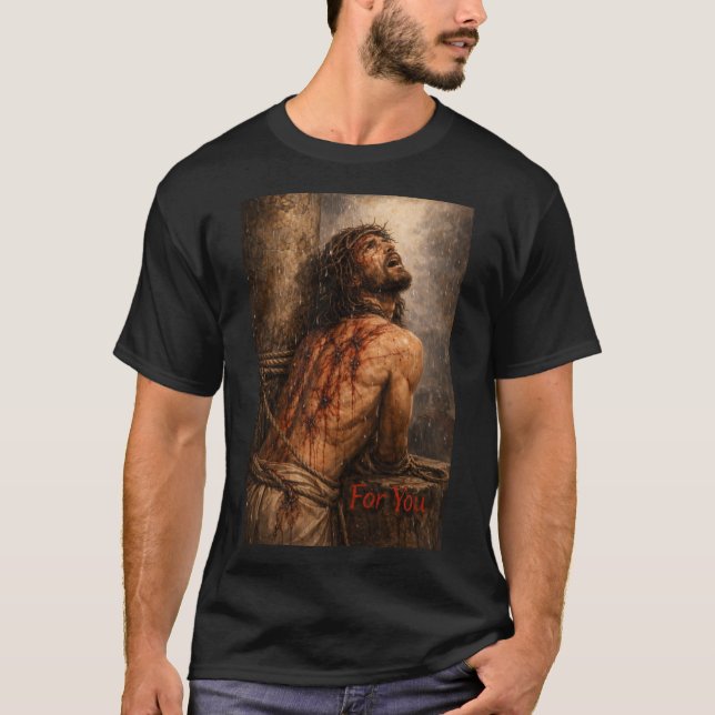 Camiseta açoitado por você! (Frente)