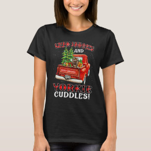 Camiseta Aconchego Morno E Cafunés De Yorkie Natal