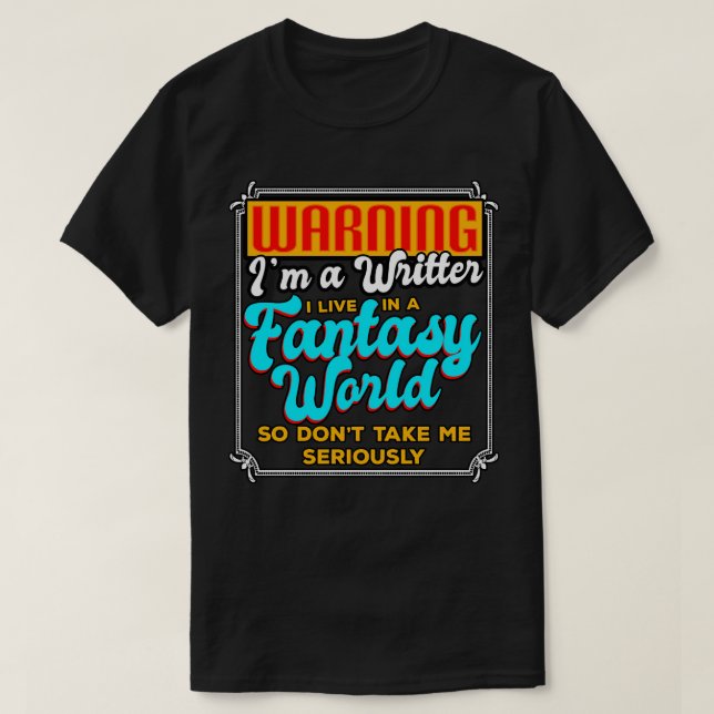 Camiseta Aconselhamento De Escritor A Um Escritor Que Eu Vi (Frente do Design)