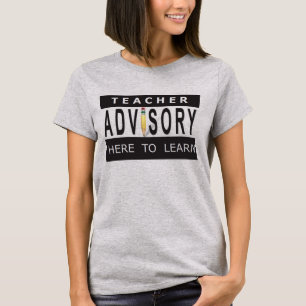 Camiseta Aconselhamento de Professores - Aqui para Aprender