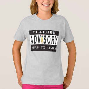 Camiseta Aconselhamento de Professores - Aqui para Aprender
