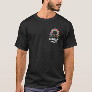 Camiseta Aconselhamento É Minha Paixão Floral Arco-íris Aco