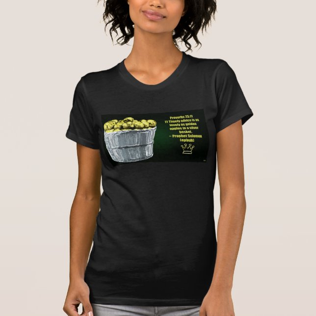 Camiseta Aconselhamento em tempo oportuno Bella Canvas Fine (Frente)