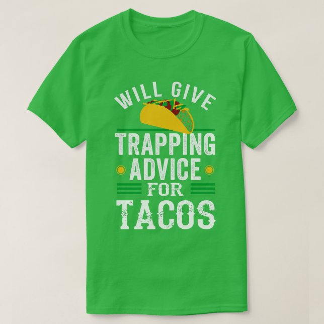 Camiseta Aconselhamento Sobre Armadilhas Para Caça A Armadi (Frente do Design)