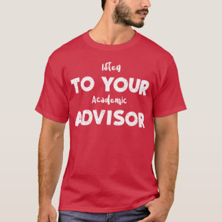 Camiseta Aconselhe Seu Orientador Acadêmico garoto