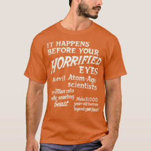 Camiseta Acontece Antes Do Seu Culto De Vintagem Com Olhos