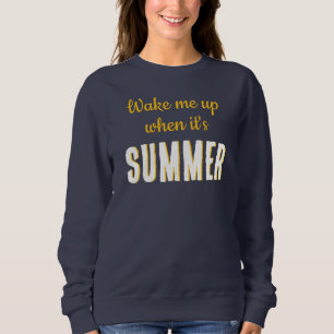 Camiseta Acorda-me quando for Verão