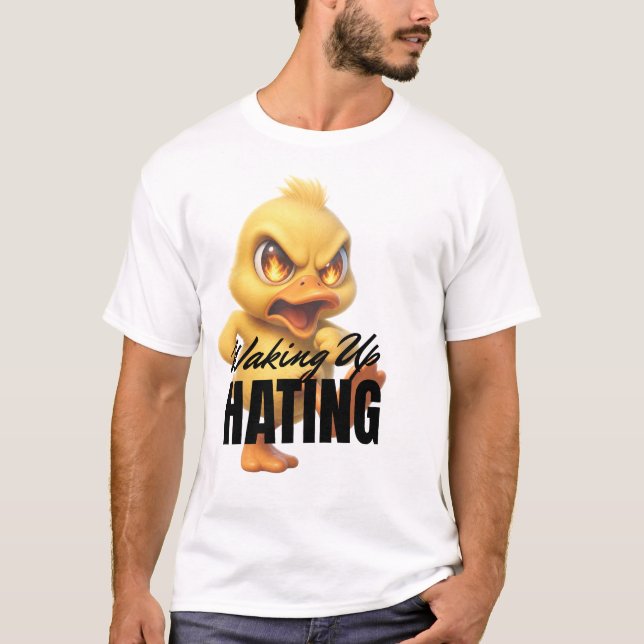 Camiseta Acordando com Ódio (Frente)