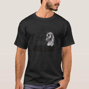 Camiseta Acordar Antecipado Para Cavalos Mostra Salto Do Sh