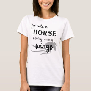 Camiseta Acordar Antecipado Para Cavalos Mostra Salto Do Sh