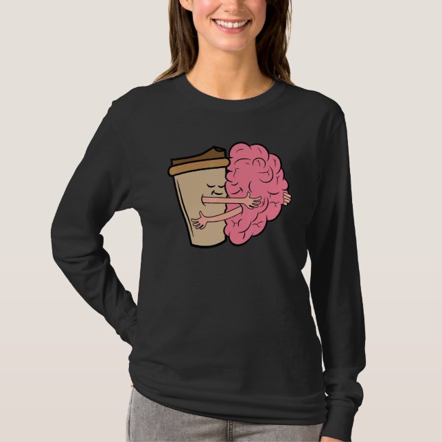 Camiseta Acordar de café da manhã em café (Frente)