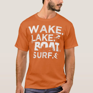 Camiseta Acordar Incrível Surfing Gift Impressão Boat Lake 