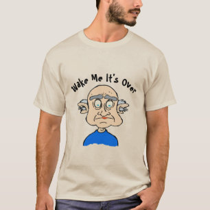 Camiseta Acordar-me quando acabar, edite adicionar texto- T