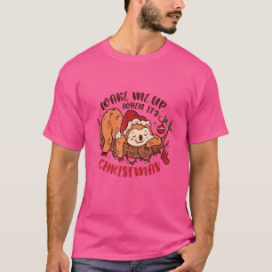 Camiseta Acordar-Me Quando Chegar O Natal