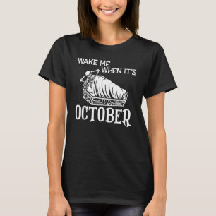 Camiseta Acordar-me quando for outubro Skeleton Spooky Seas