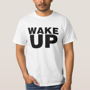 Camiseta Acordar para cima preto