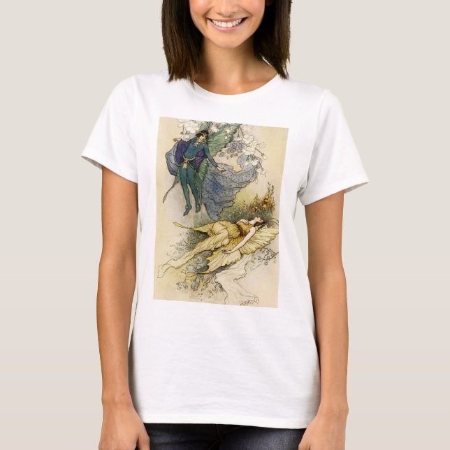 Camiseta Acordar quando algo frágil está perto (Frente)