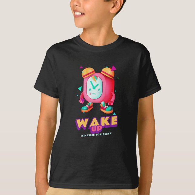 Camiseta Acordar Sem Tempo Para Dormir (Frente)