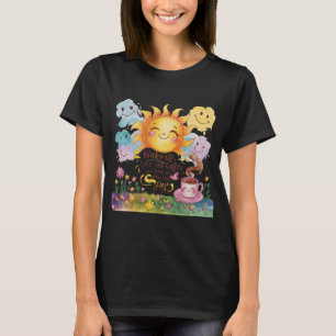 Camiseta Acordar, tome seu café e tenha um dia incrível
