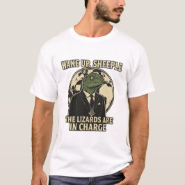 Camiseta Acorde Rebanho Réptil Paródia dos Governantes