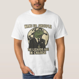 Camiseta Acorde Rebanho Réptil Paródia dos Governantes
