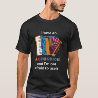 Camiseta Acordeão engraçado