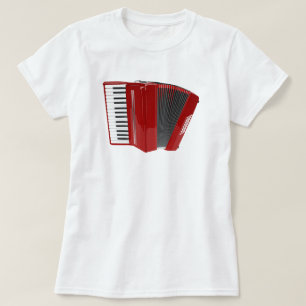 Camiseta Acordeão vermelho