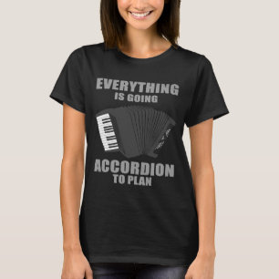 Camiseta Acordeirão Mulheres Legal Jogador de Instrumentos