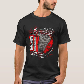 Camiseta Acordo de Instrumentos de Música com Cores de Acor