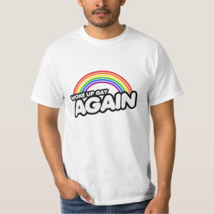 Camiseta Acordou Gay novamente