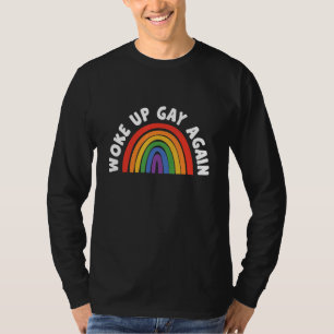 Camiseta Acordou Gay Novamente Transexual Bissexual Transex