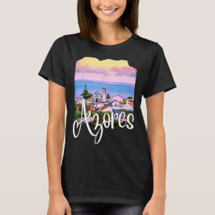 Camiseta Açores Portugal Raízes Portuguesas Açores Souvenir