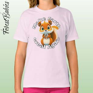 Camiseta Acorn De Esquilo De Madeira Torne O Excelente Da T