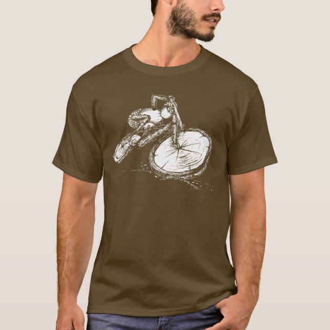 Camiseta Acorn elf biker T-Shirt (Frente)
