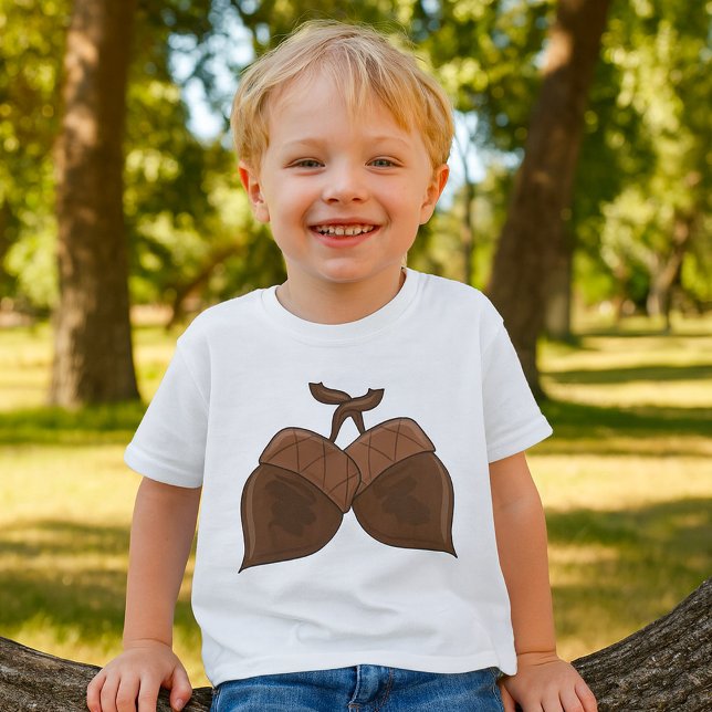 Camiseta Acorns Rustic Autumn Nature (Criador carregado)