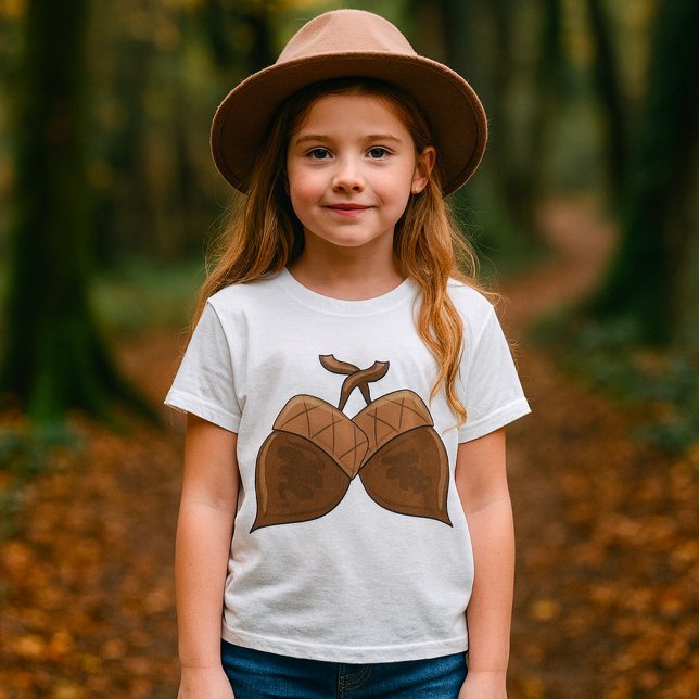 Camiseta Acorns Rustic Autumn Nature (Criador carregado)