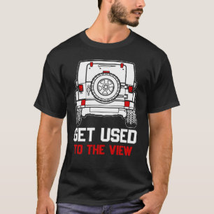 Camiseta acostume-se com a vista jipe vintage